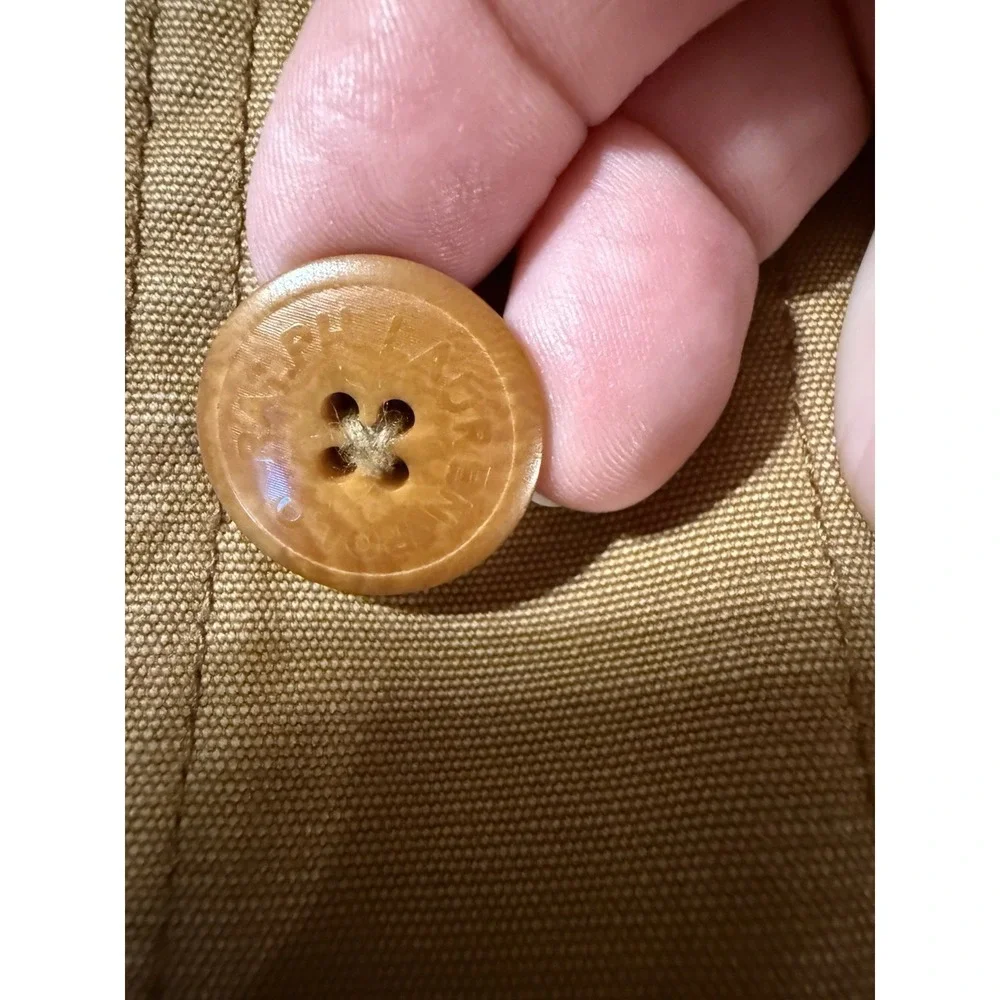 Vintage Polo Ralph Lauren Canvas Jacket Men's M Sportsman Duck Hunting Insulated